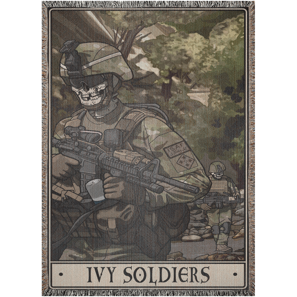 Ivy Soldiers Woven Blanket