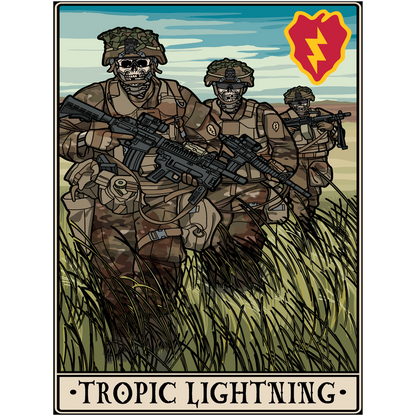 Tropic Lightning Acrylic Print