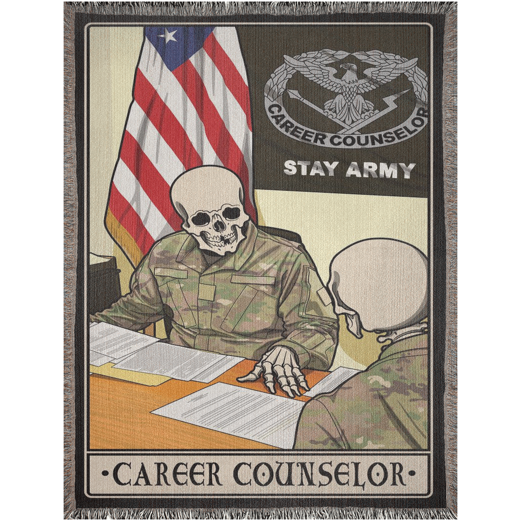 Career Counselor Woven Blanket