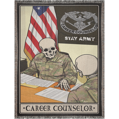 Career Counselor Woven Blanket