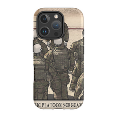 Platoon Sergeant Phone Case - Premium Glossy Tough Case / iPhone 16 Pro