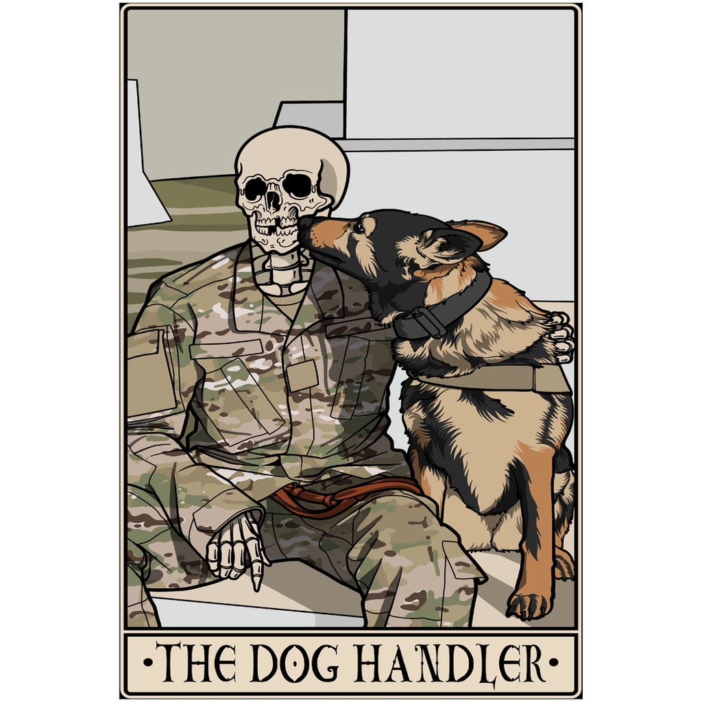 Dog Handler Acrylic Print