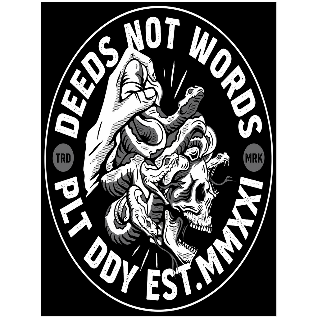 Deeds Not Words Poster