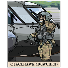 Blackhawk Crew Chief Acrylic Print