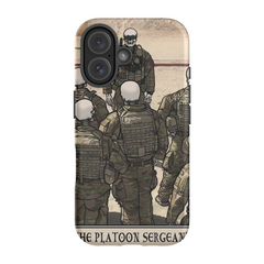 Platoon Sergeant Phone Case - Premium Glossy Tough Case / iPhone 16