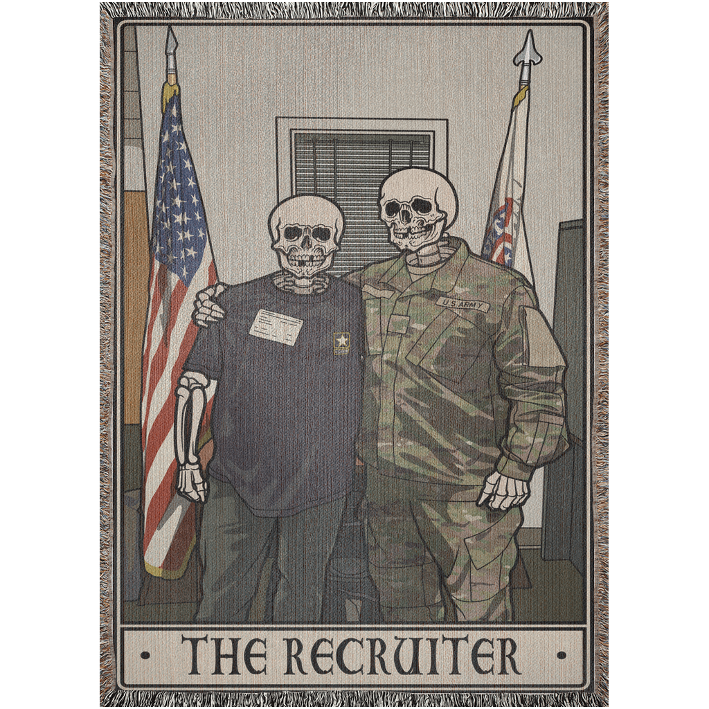 The Recruiter Woven Blanket