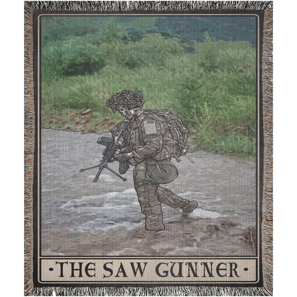 SAW Gunner Woven Blanket