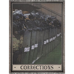 Corrections Woven Blanket - 60x80 inch / Graphics