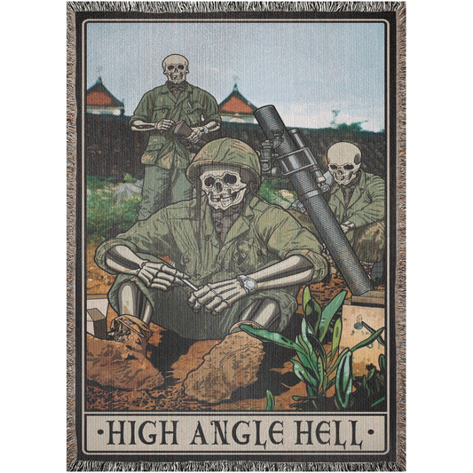 High Angle Hell Woven Blanket