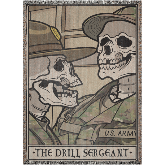 The Drill Sergeant Woven Blanket