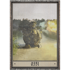 0351 Infantry Assaultman Woven Blanket - 52x37 inch / Graphics