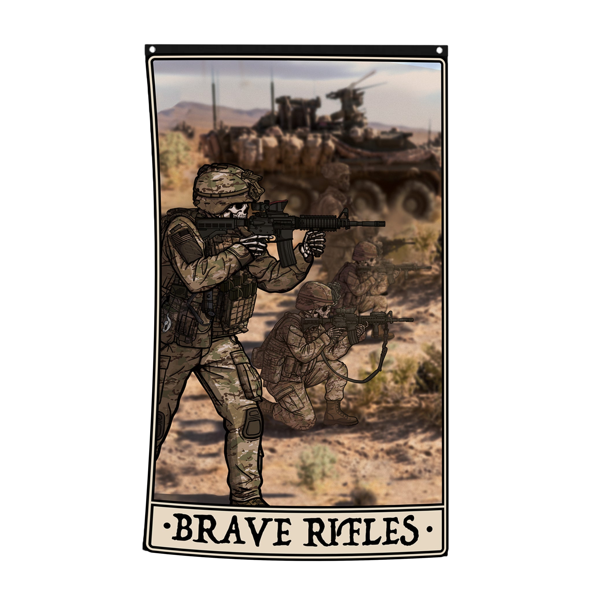 Brave Rifles Flag