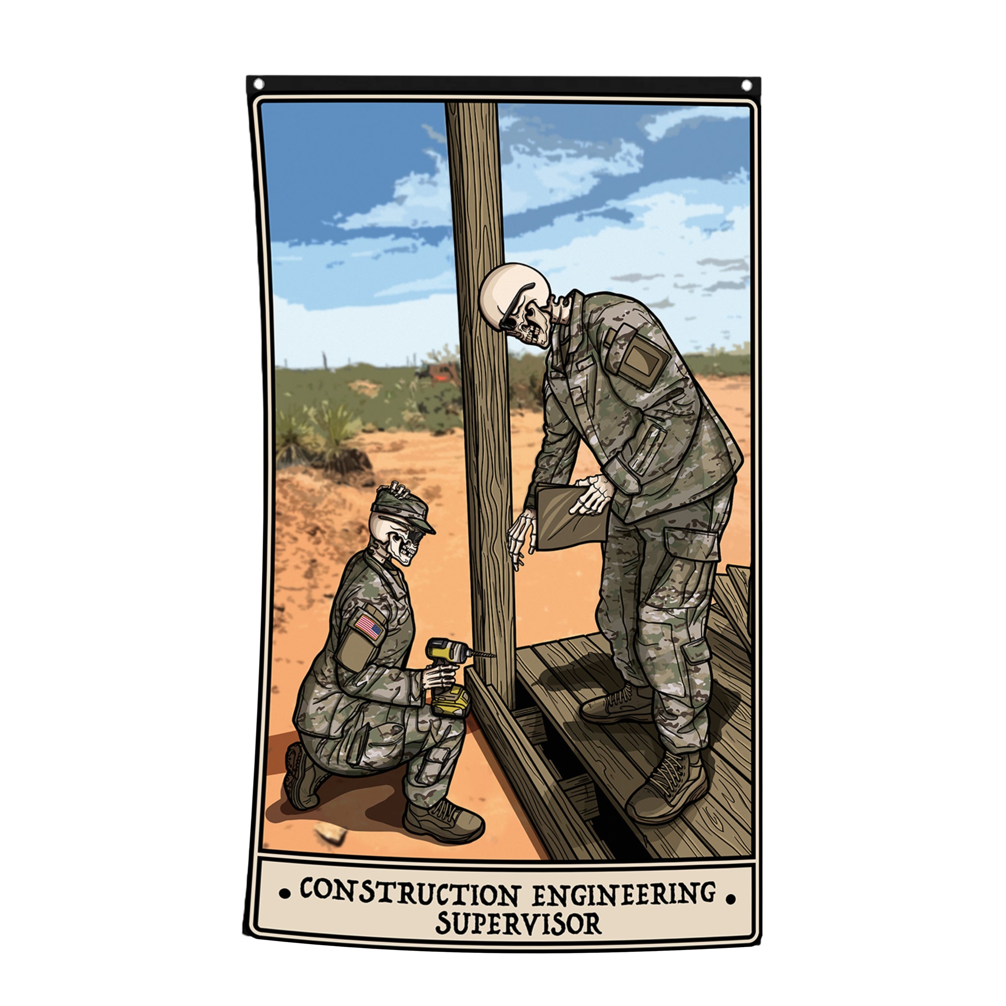 Construction Supervisor Flag