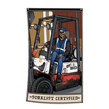 Forklift Certified Flag