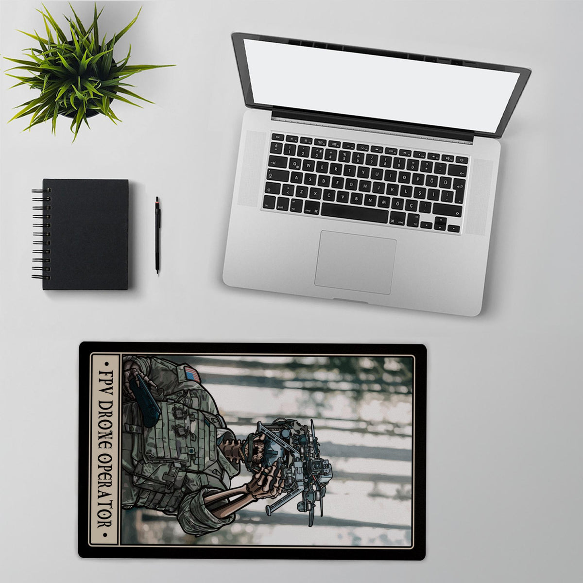 First Person View (FPV) Drone Operator Desk Mat