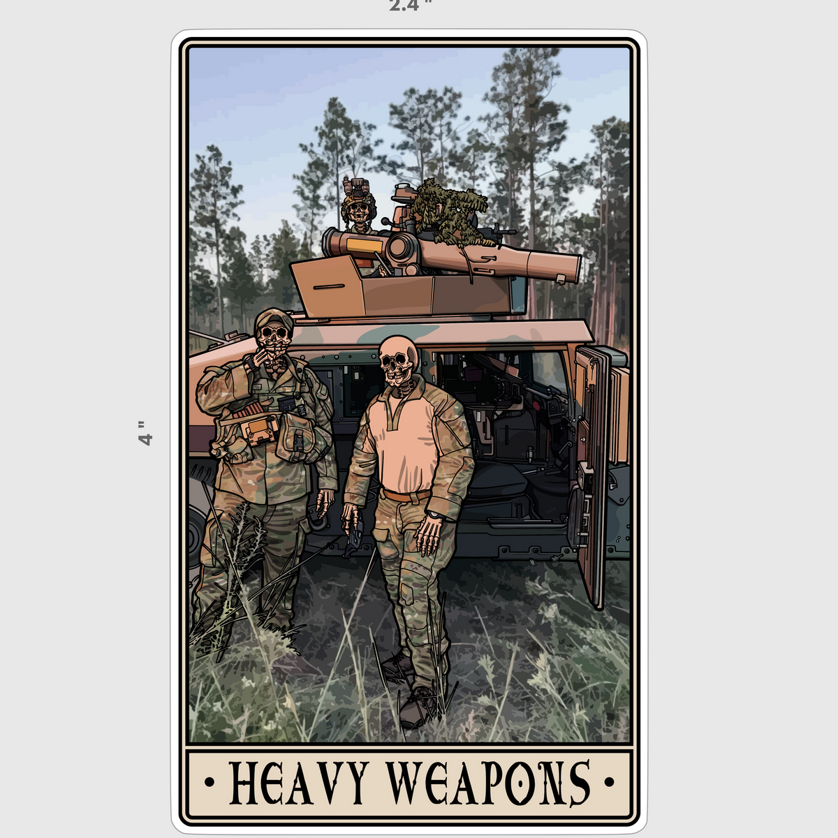 Heavy Weapons Sticker