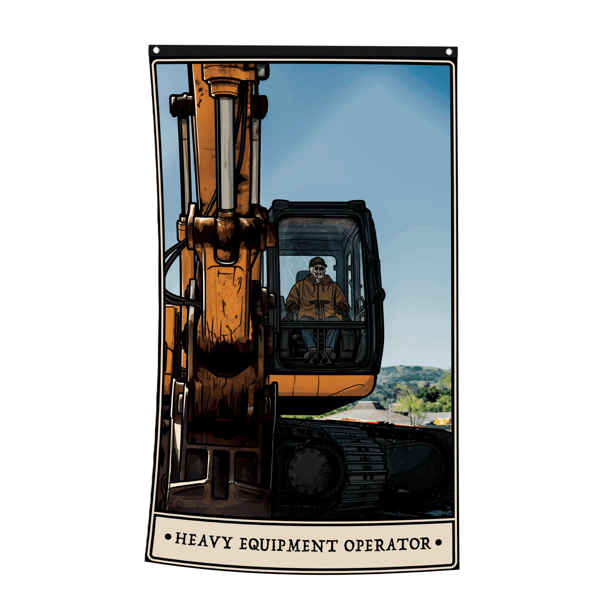 Heavy Equipment Operator Flag