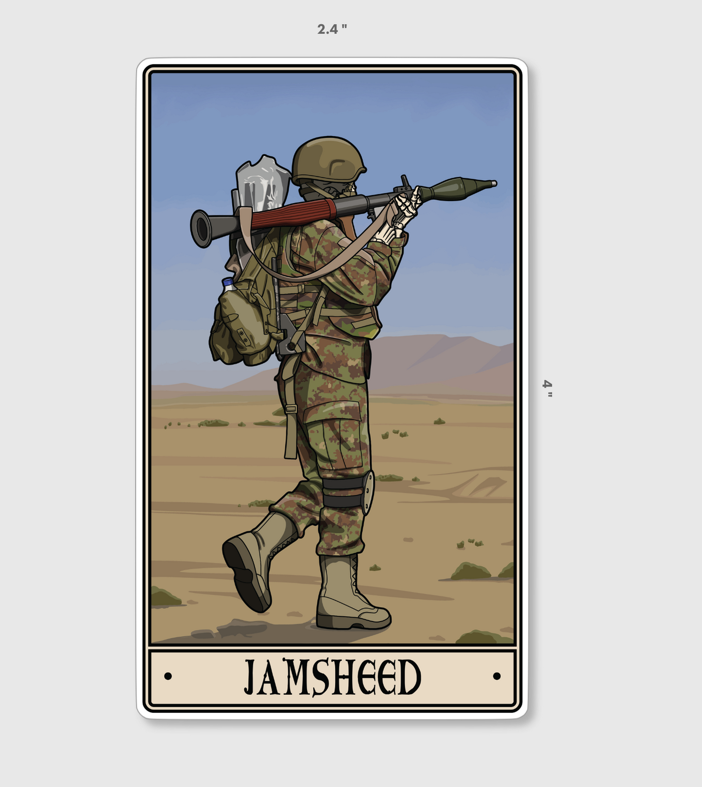 Jamsheed Sticker