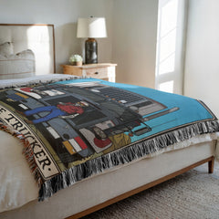 Trucker Woven Blanket - 52x37 inch / Graphics