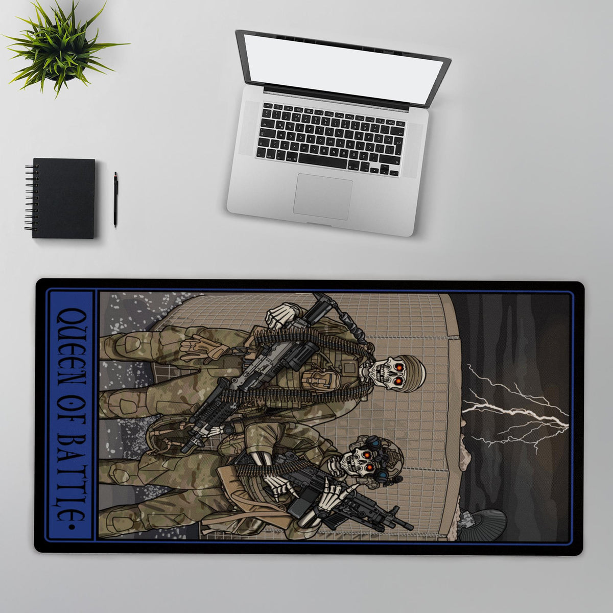 Queen of Battle Desk Mat