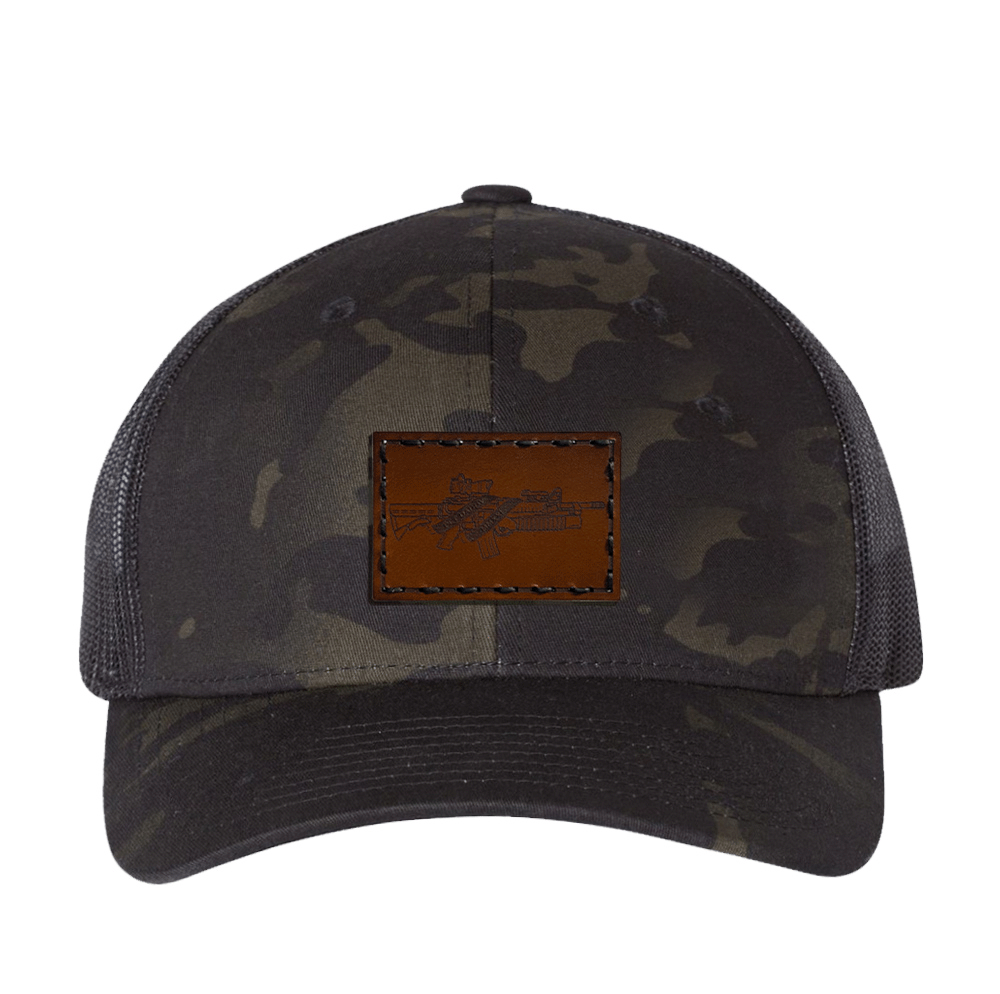 M4 Leather Snapback