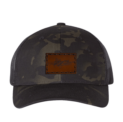 M4 Leather Snapback