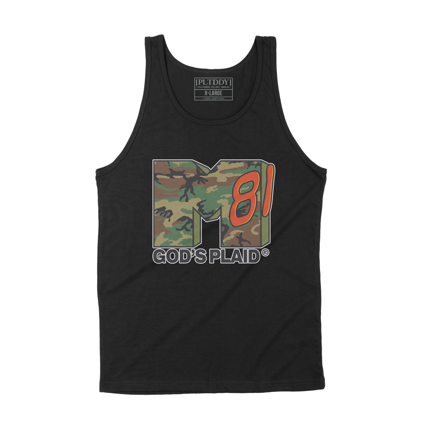 God's Plaid Tank Top