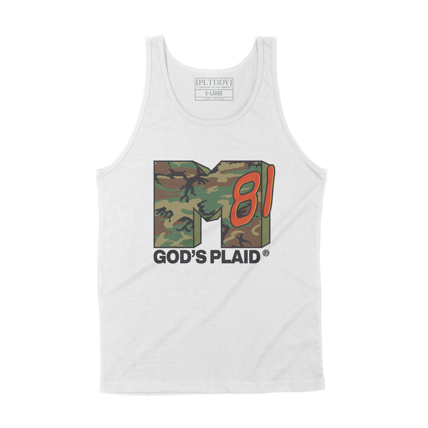 God's Plaid Tank Top