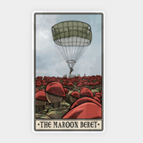 Maroon Beret Sticker