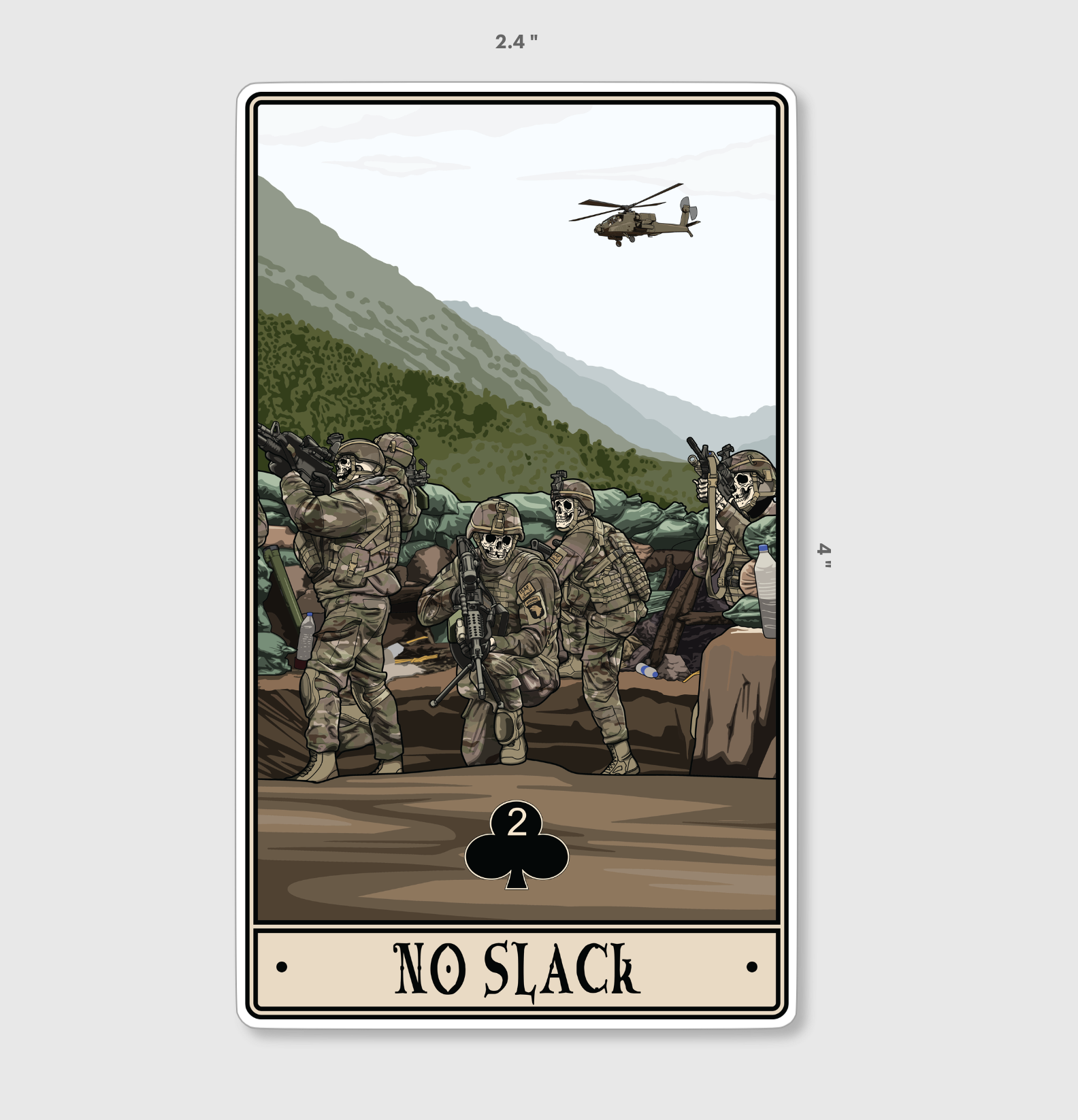 No Slack Sticker – pltdaddy