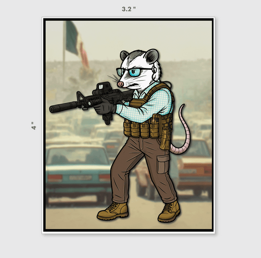 Opossum Sticker
