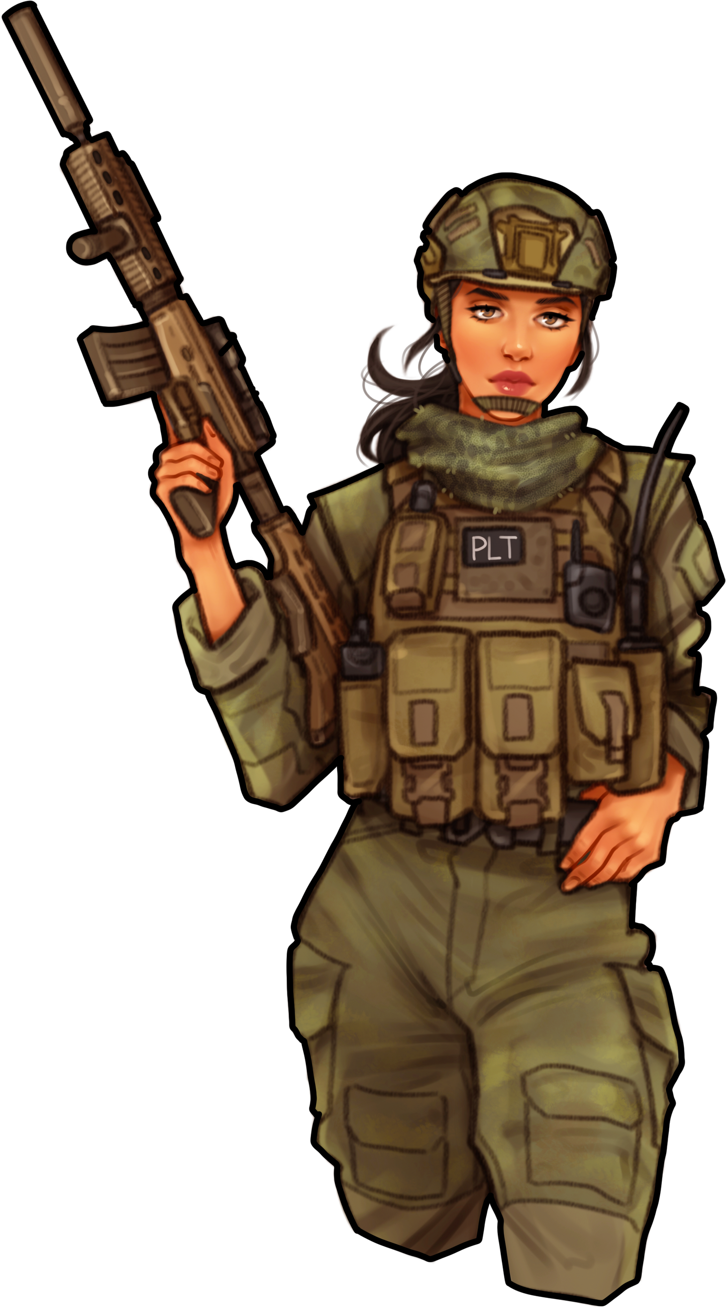 Platoon Mommy Sticker