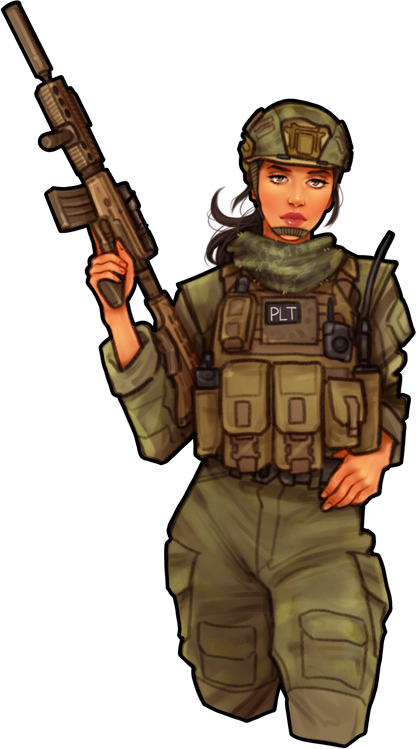Platoon Mommy Sticker