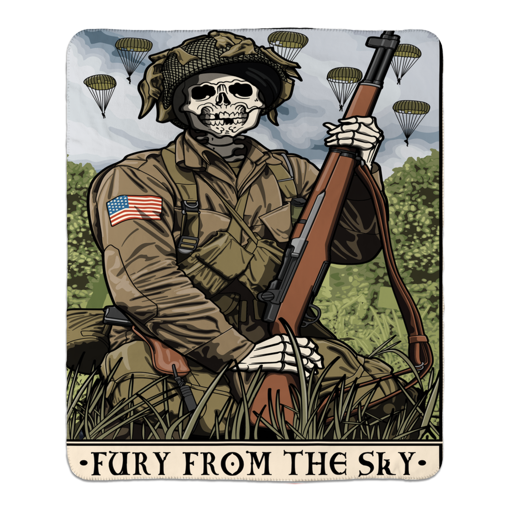 Fury From the Sky Fleece Blanket