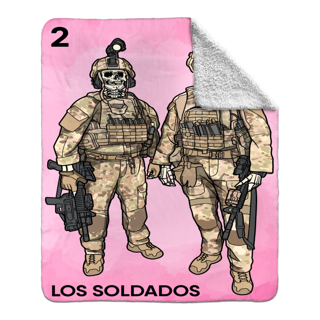 Los Soldados Fleece Blanket