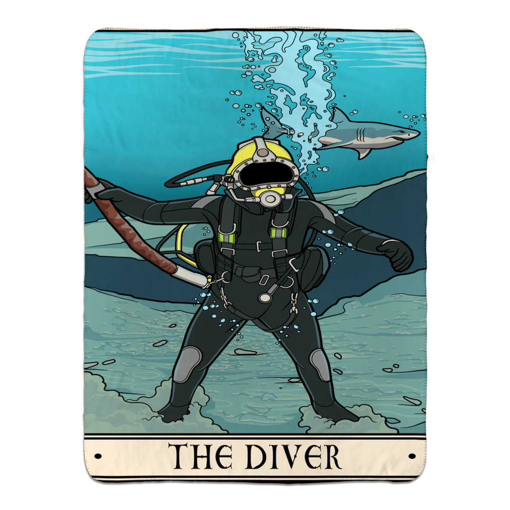 Diver Fleece Blanket