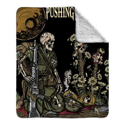 Pushing Up Daisies Fleece Blanket