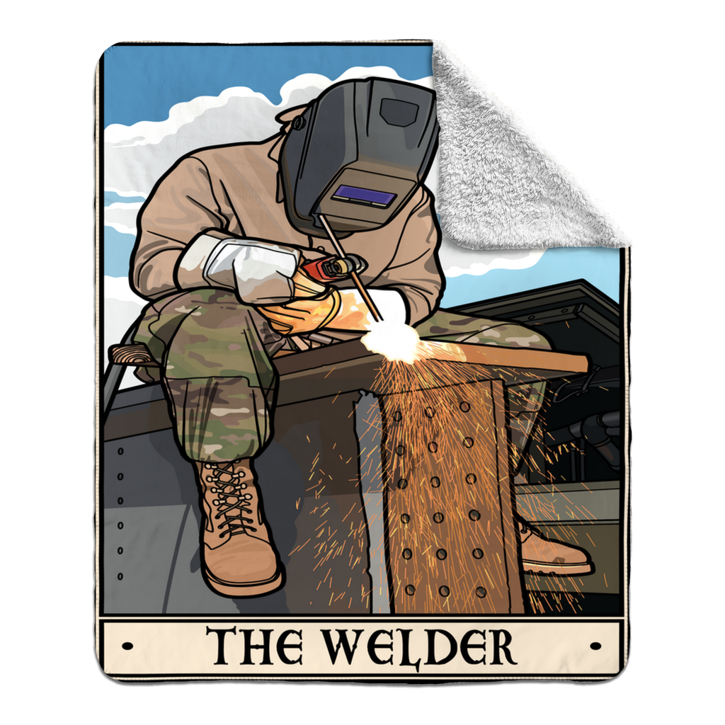 Welder Fleece Blanket