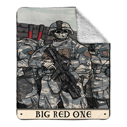 Big Red One Fleece Blanket