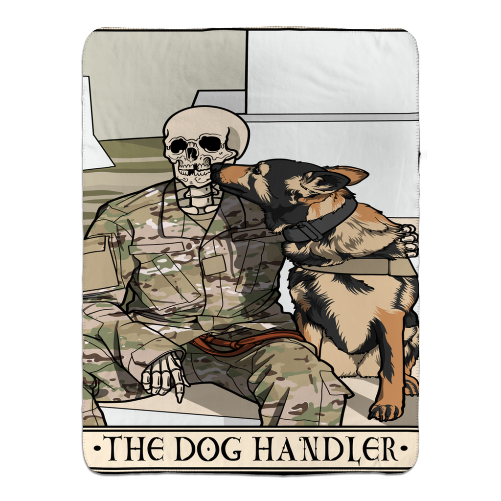 Dog Handler Fleece Blanket