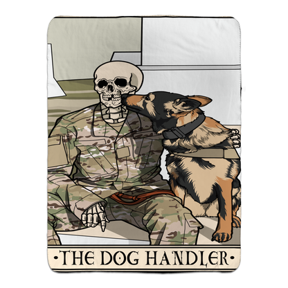 Dog Handler Fleece Blanket