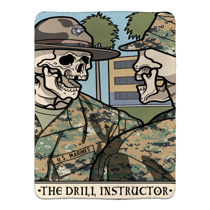 Drill Instructor Fleece Blanket