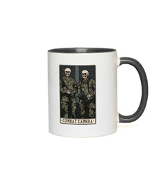 Combat Camera Mug - 11 oz / White with Black Accents