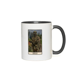 Jungle Mug - 11 oz / White with Black Accents