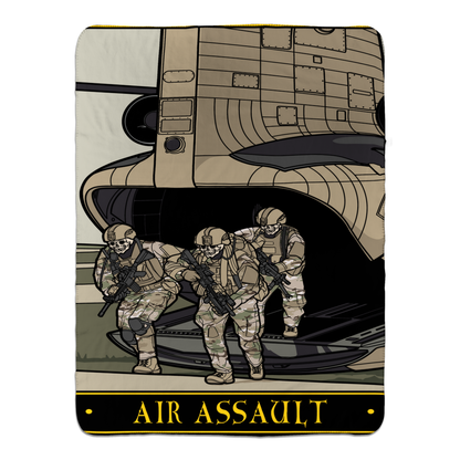 Air Assault Fleece Blanket