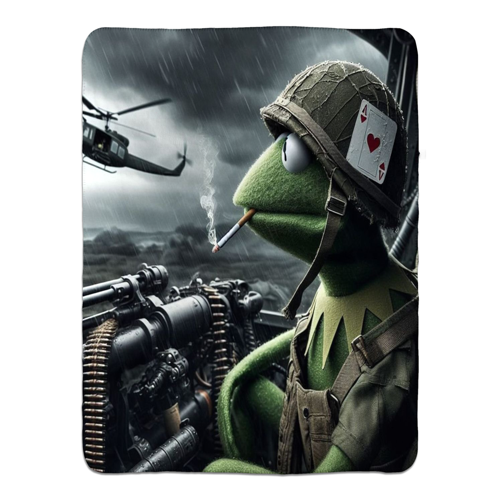 Sesame Sick Of This Place Fleece Blanket