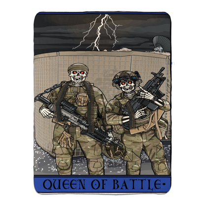 Queen of Battle Fleece Blanket