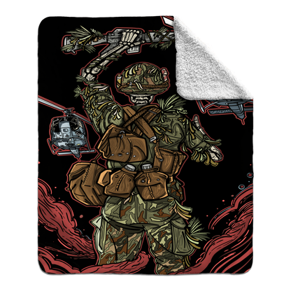 Pop Smoke Fleece Blanket