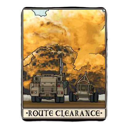 Route Clearance Fleece Blanket