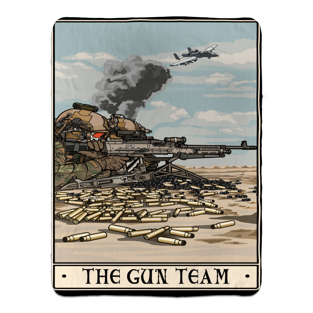 Gun Team Fleece Blanket